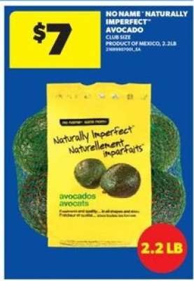 No Name Naturally Imperfect Avocado