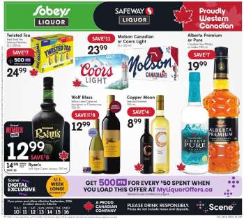 Sobeys Liquor Flyer - September 10, 2026 - September 16, 2026.