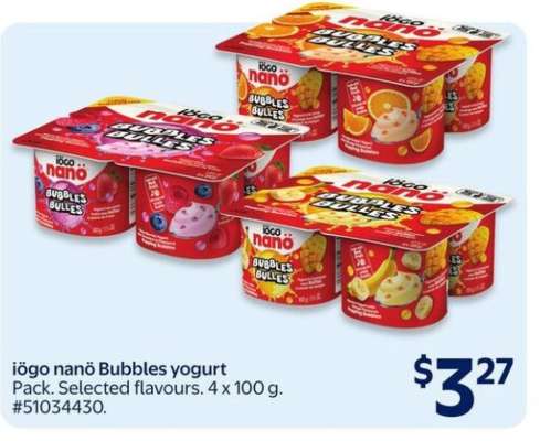 IOGO Nano Bubbles Yogurt