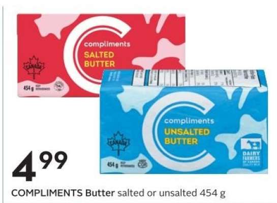 COMPLIMENTS Butter
