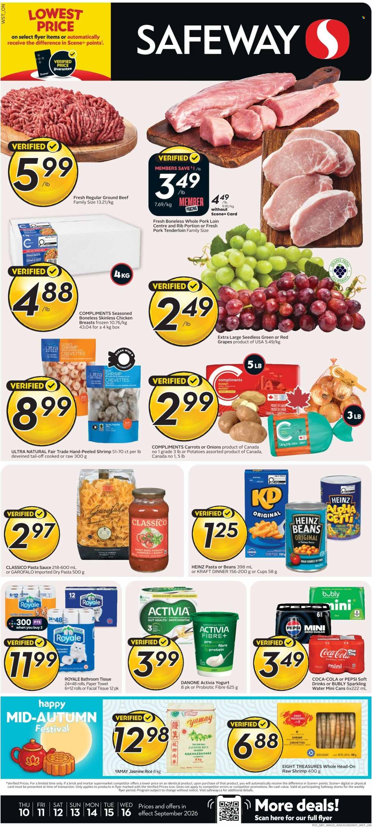 Safeway flyer - September 10, 2026 - September 16, 2026. Page 1
