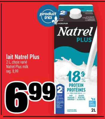 Lait Natrel Plus