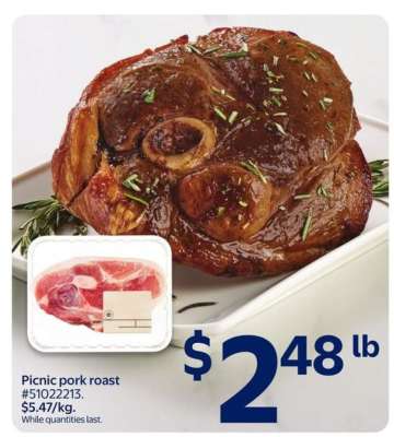 Picnic pork roast
