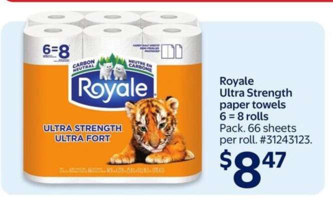 Royale Ultra Strength paper towels