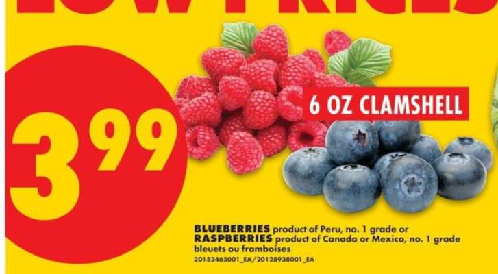 BLUEBERRIES OR RASPBERRIES