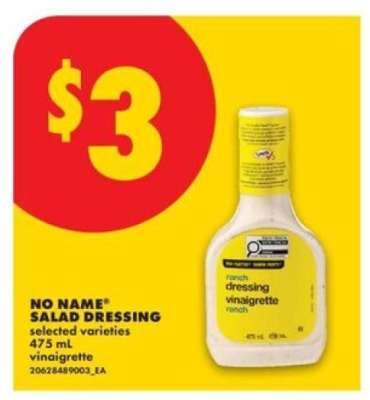 NO NAME! SALAD DRESSING