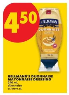 HELLMANN'S DIJONNAISE MAYONNAISE DRESSING