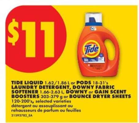 Tide Liquid or Pods