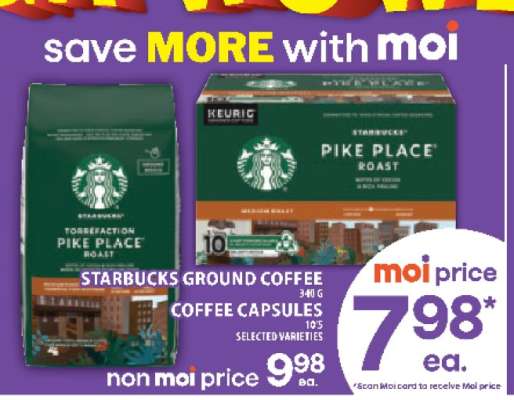 Starbucks Ground Coffee / Coffee Capsules