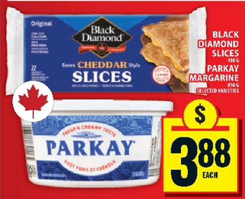 Black Diamond Slices & Parkay Margarine