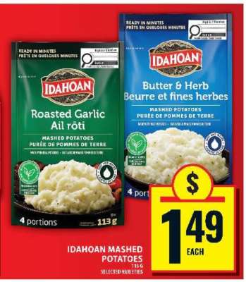 Idahoan Mashed Potatoes