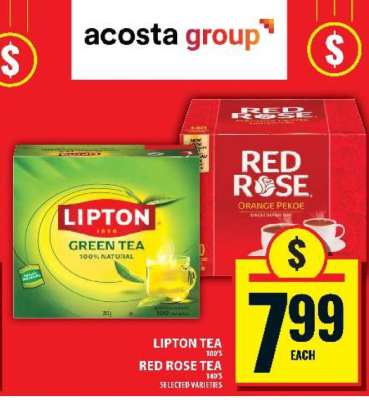 Lipton Tea / Red Rose Tea