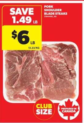 Pork Shoulder Blade Steaks