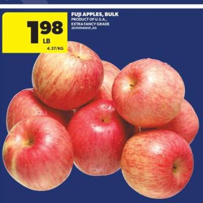 Fuji Apples, Bulk