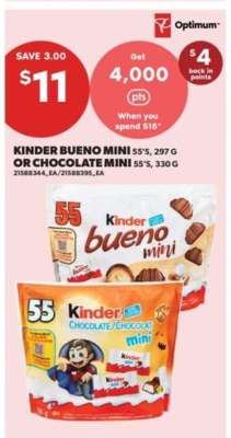 Kinder Bueno Mini or Chocolate Mini