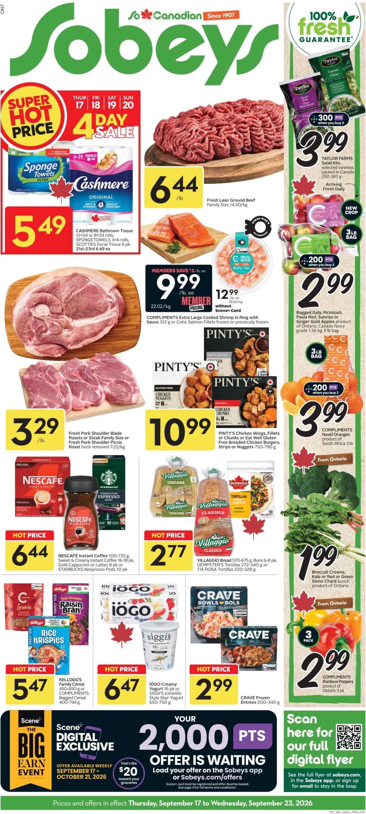 Sobeys flyer - September 17, 2026 - September 23, 2026. Page 1