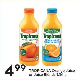 TROPICANA Orange Juice or Juice Blends