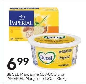 BECEL Margarine or IMPERIAL Margarine