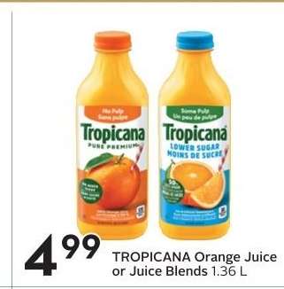 TROPICANA Orange Juice or Juice Blends