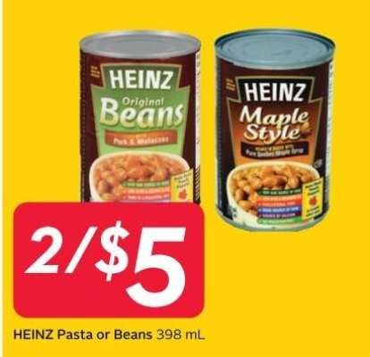 HEINZ PASTA or BEANS