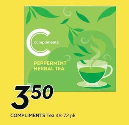 COMPLIMENTS Tea
