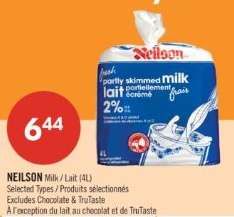 NEILSON Milk / Lait 4L