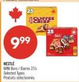 NESTLÉ MINI Bars / Barres (25's)