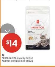 PC NUTRITION FIRST Senior Dry Cat Food