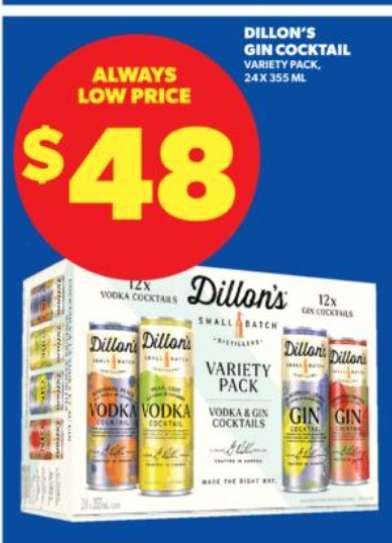 Dillon's Gin Cocktail Variety Pack