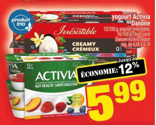 YOGOURT ACTIVIA DANONE