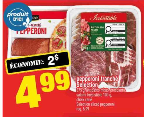 PEPPERONI TRANCHÉ SÉLECTION