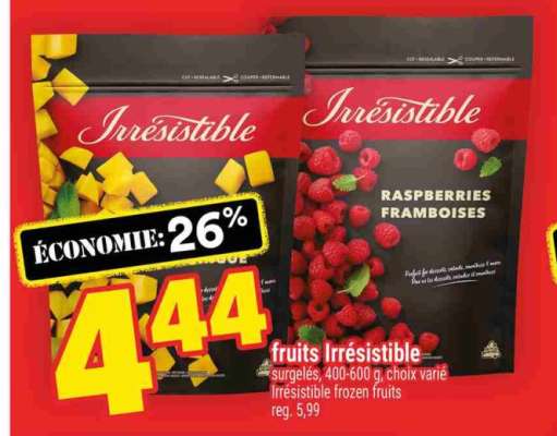 Fruits Irrésistible