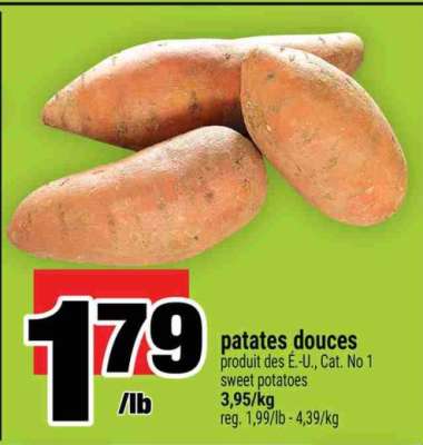 patates douces