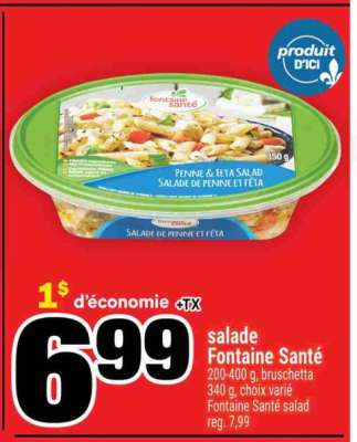 SALADE FONTAINE SANTÉ