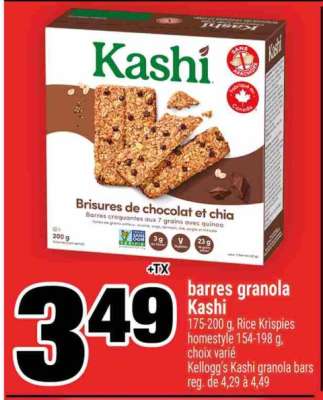 barres granola Kashi