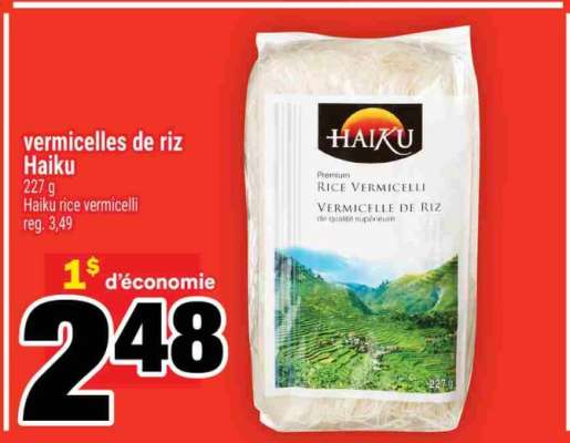 vermicelles de riz Haiku