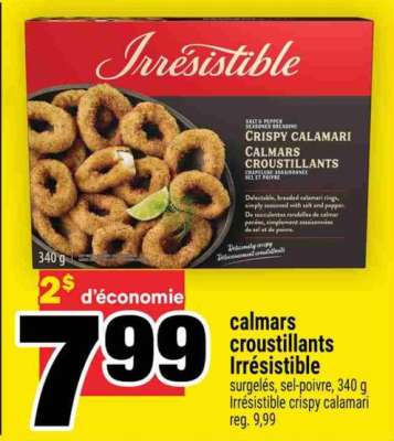 CALMARS CROUSTILLANTS IRRÉSISTIBLE