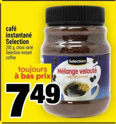 Café Instantané Selection