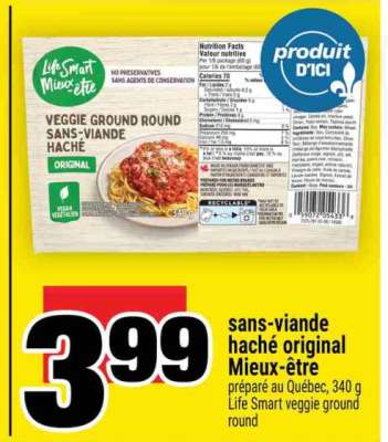sans viande haché original Mieux-être
