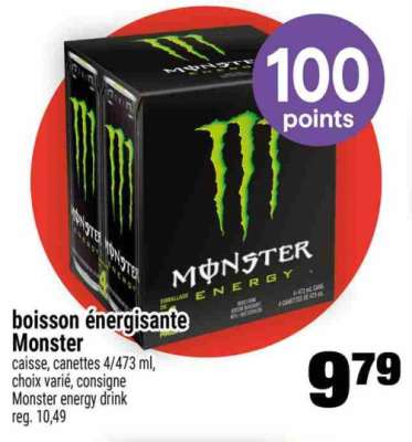 Boisson Énergisante Monster