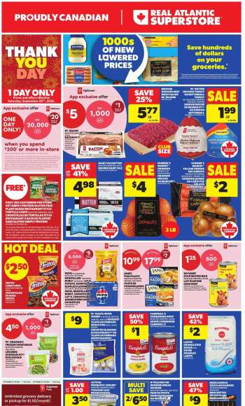Atlantic Superstore Flyer - September 24, 2026 - September 30, 2026.