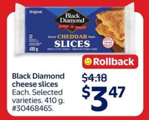 Black Diamond Cheese Slices