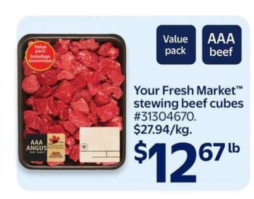 Your Fresh Market™ stewing beef cubes