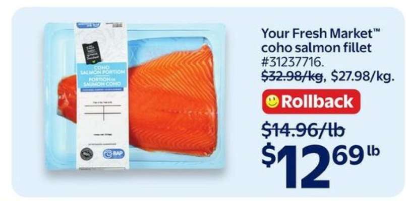 Your Fresh Market Coho Salmon Fillet