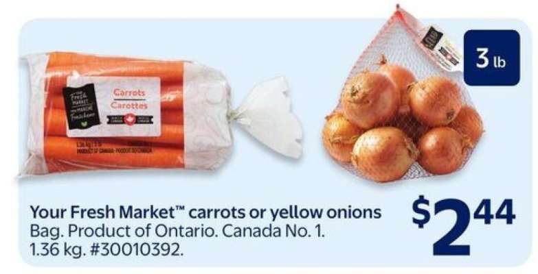 Your Fresh Market™ Carrots or Yellow Onions