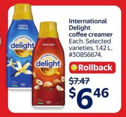International Delight Coffee Creamer