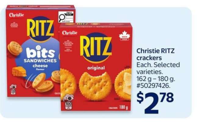 Christie Ritz Crackers