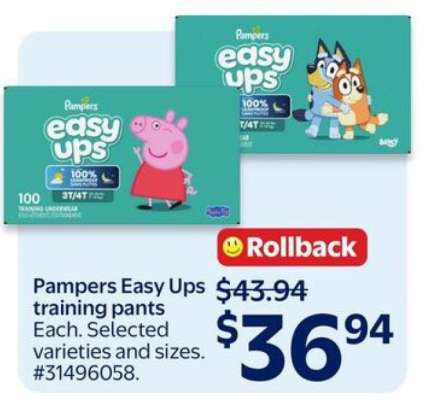 Pampers Easy Ups Training Pants