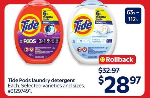 TIDE PODS LAUNDRY DETERGENT