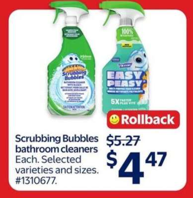 Scrubbing Bubbles Bathroom Cleaners